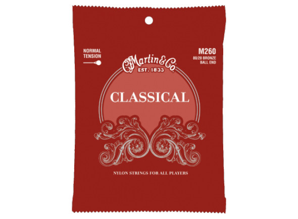 Martin Classical Clear & Silver (Ball End) Tensio Normal 28-43 Martin Classical Clear & Silver (Ball End) Tensio Normal 28-43
